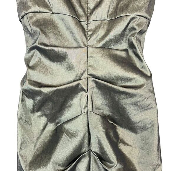 Cachet Womens Green Lined Babydoll Ruched Whimsigoth Sleeveless Party Dress 8 - Picture 13 of 16